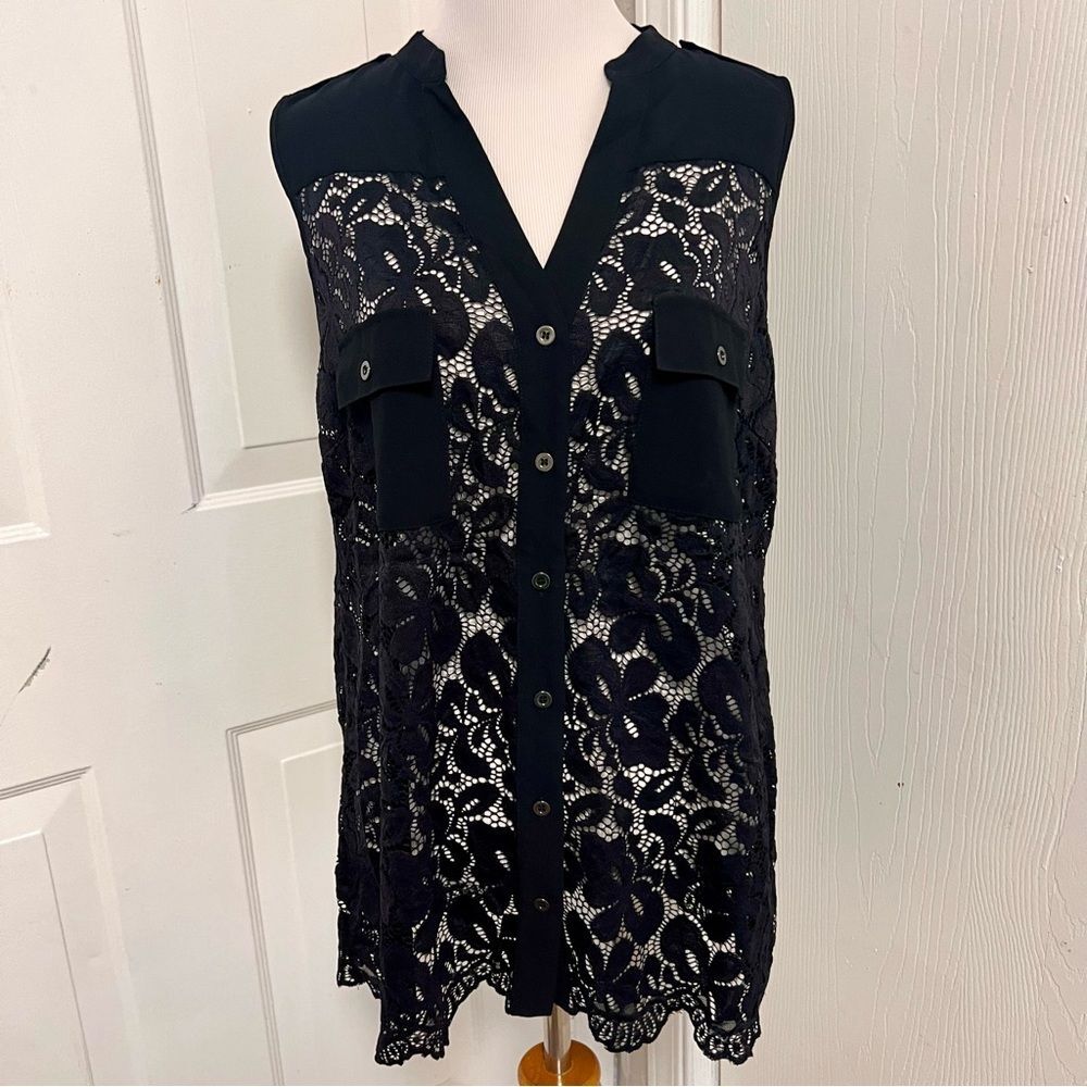 Premise Studio Lace Pocket Tank H3